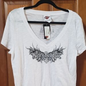 HD White Tee
